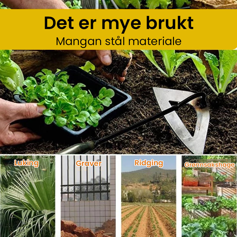 Herdet Hulhakke i Stål