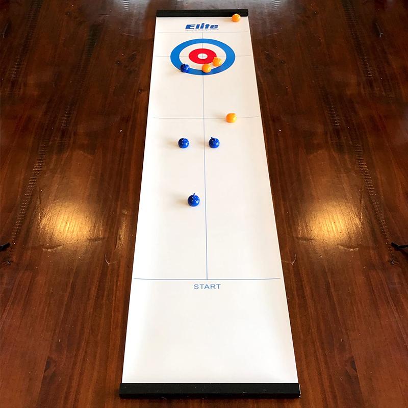 Curlingspill på bord