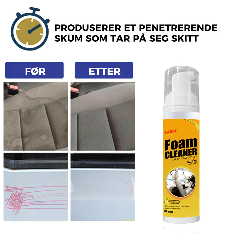 Skumrens rengjøringsspray