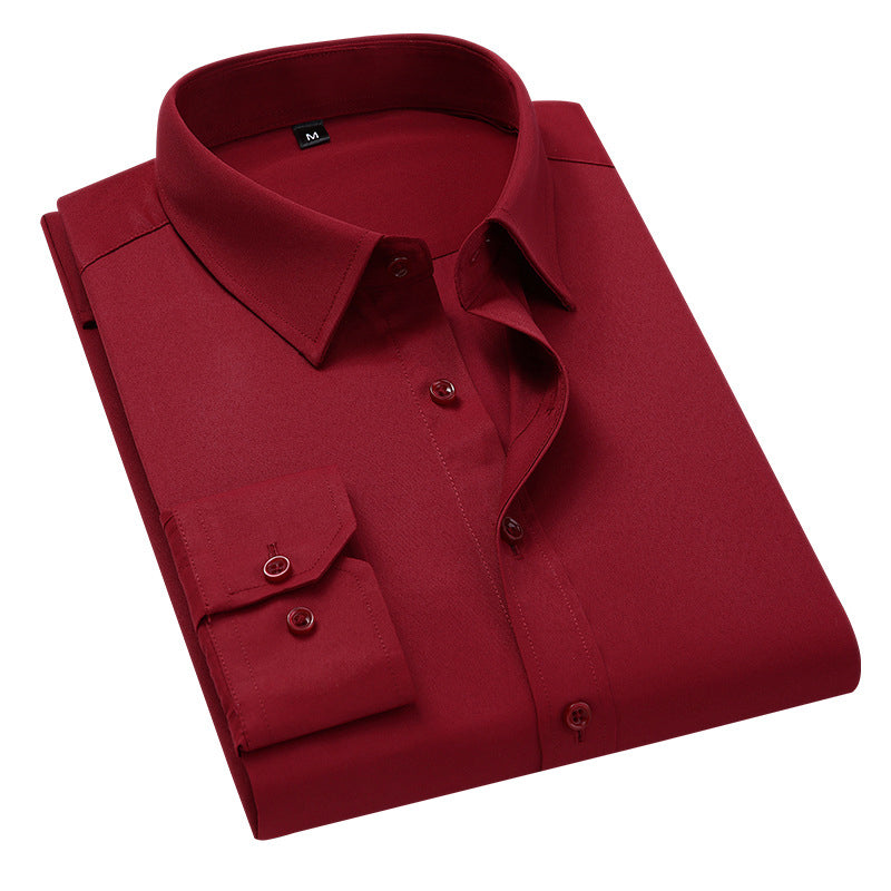Slim fit stretchy herreskjorte