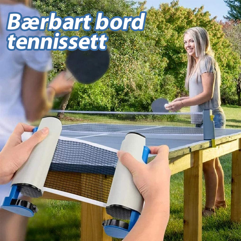 Uttrekkbart bordtennisnett