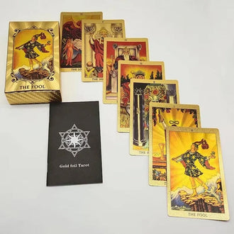 Tarot i gullfolie