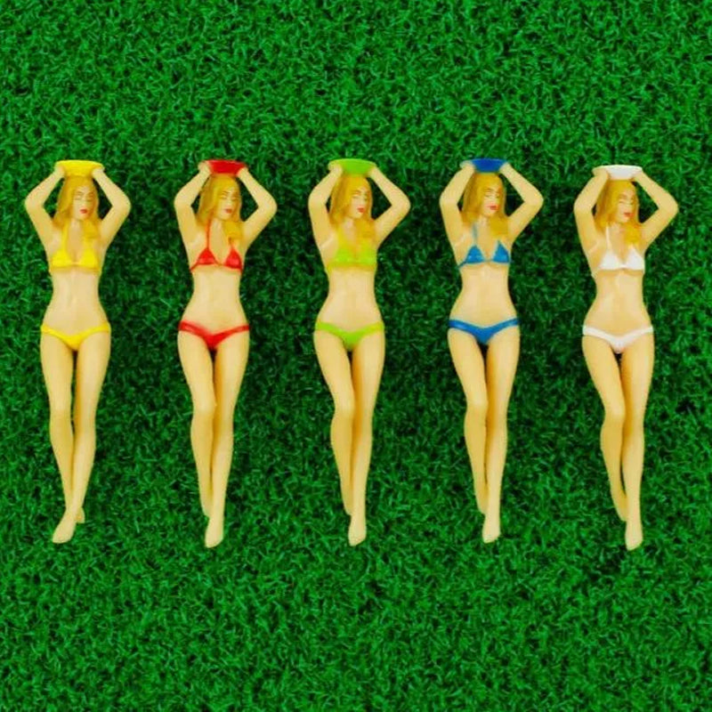 Funny Bikini Girls Golf Tee (6 stk)