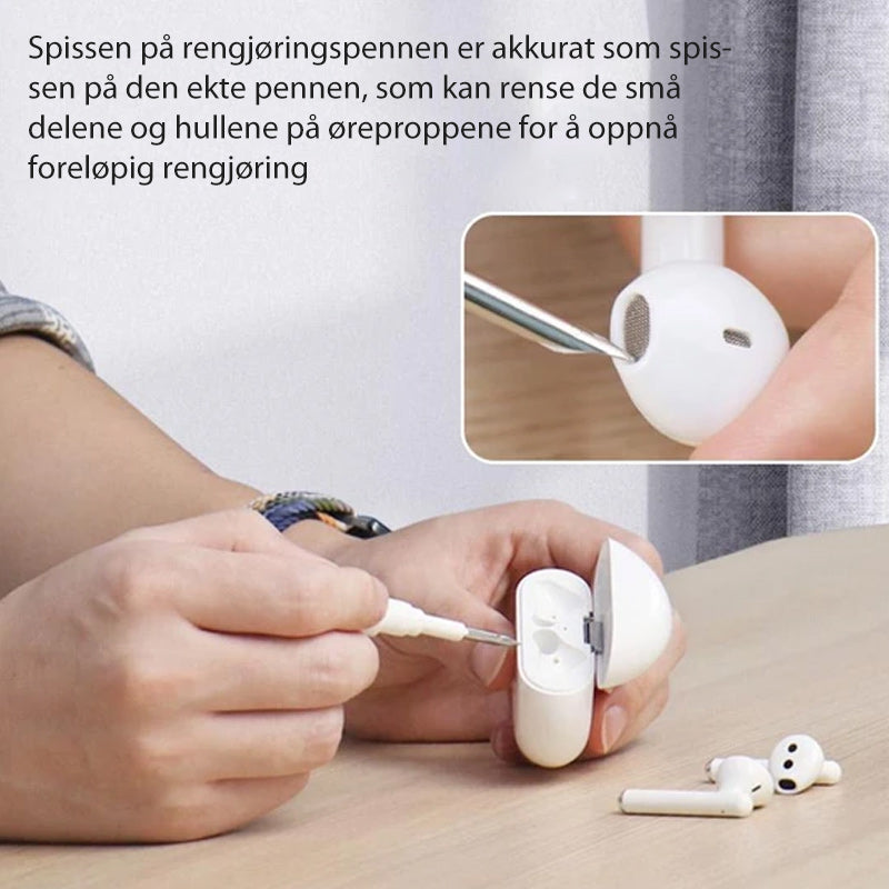 Rensepenn for Bluetooth ørepropper