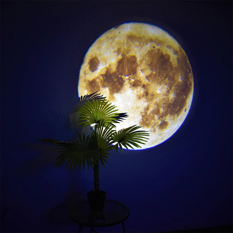 Måne-/jordprojeksjon LED-lampe
