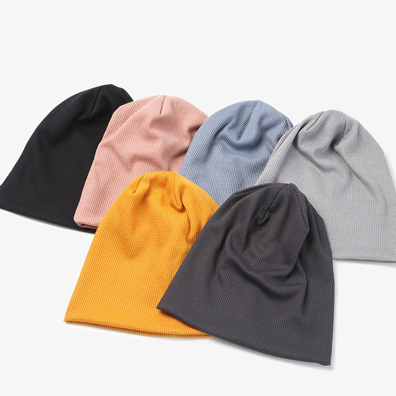 Fleece warm autumn winter pullover cap