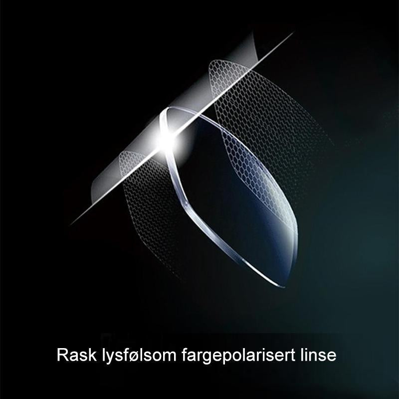 Polariserte fargeskiftende solbriller