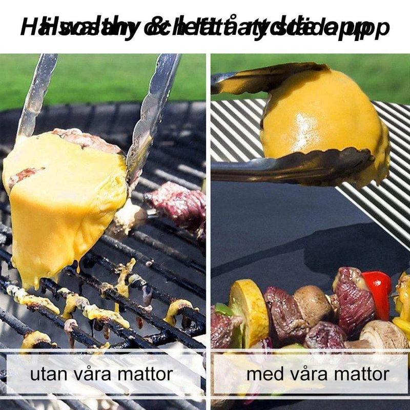 Ikke klistrende BBQ Grill Matte