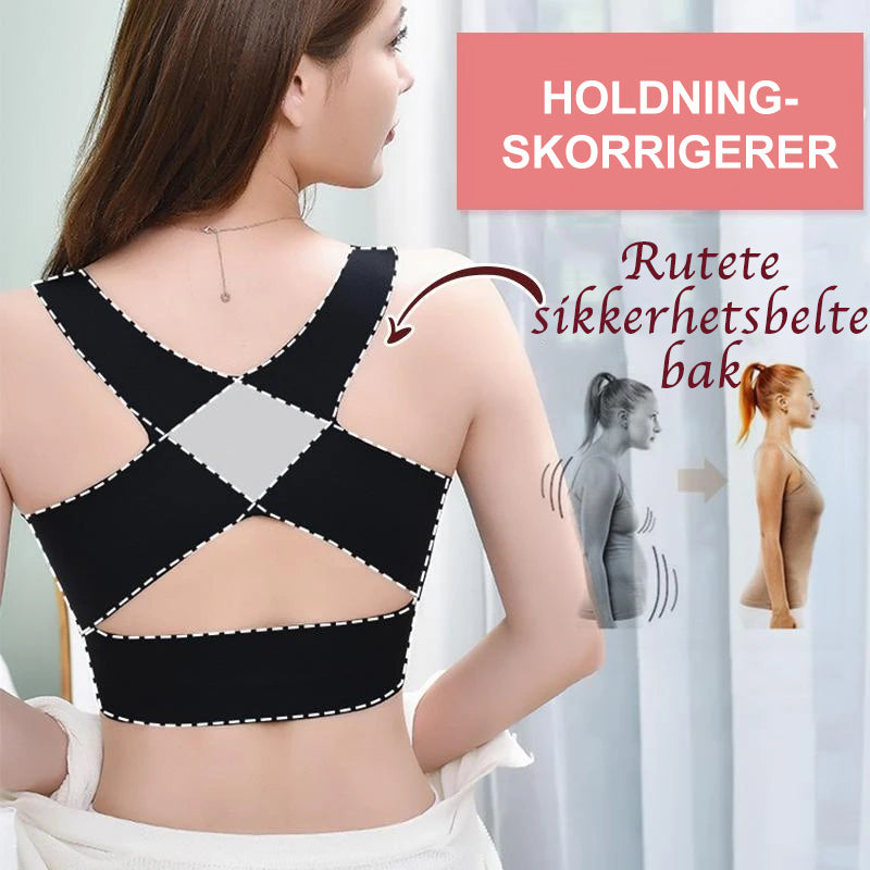 Sømløs støtte foran spenne Bh