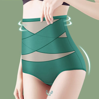 Kroppsformende truser med høy midje i silke