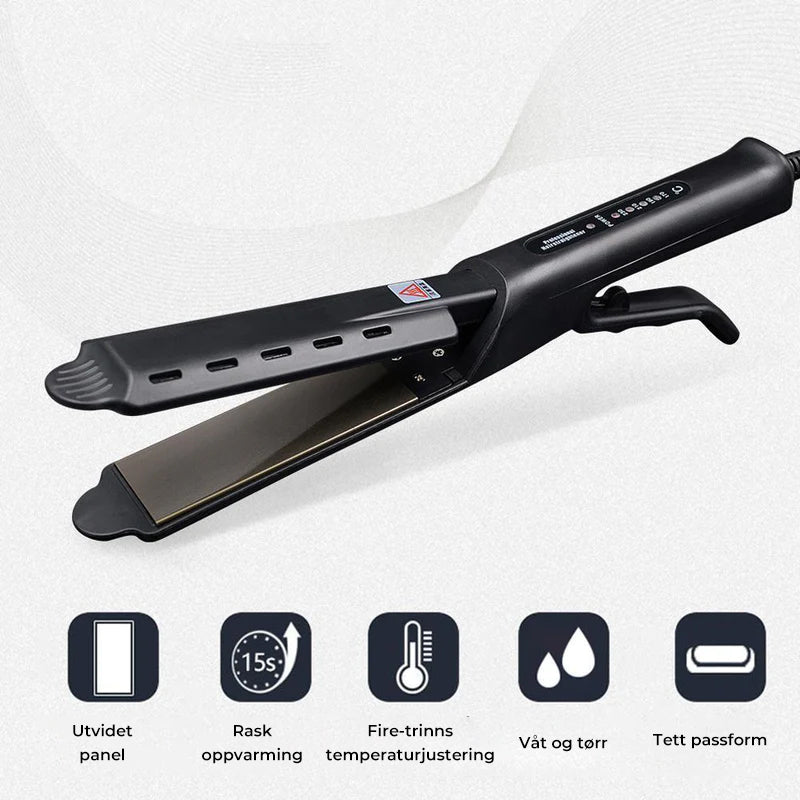 Keramisk Tourmaline Ionic Flat Iron Hair Straightener