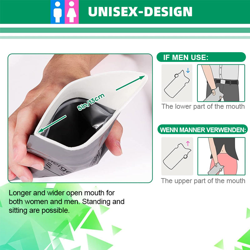 Portable Travel Disposable Urine Bag