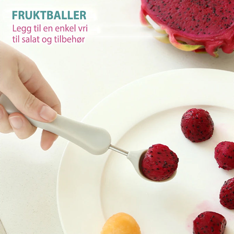 Dekorasjonsverktøy / scoop for frukt (3-stk sett)