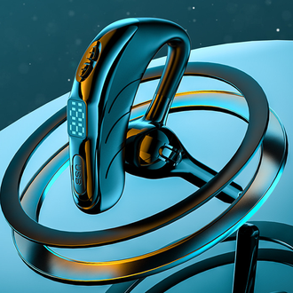 Det nye X13 trådløse Bluetooth-headsettet med strømskjerm