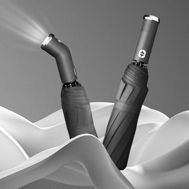 LED vindtett paraply