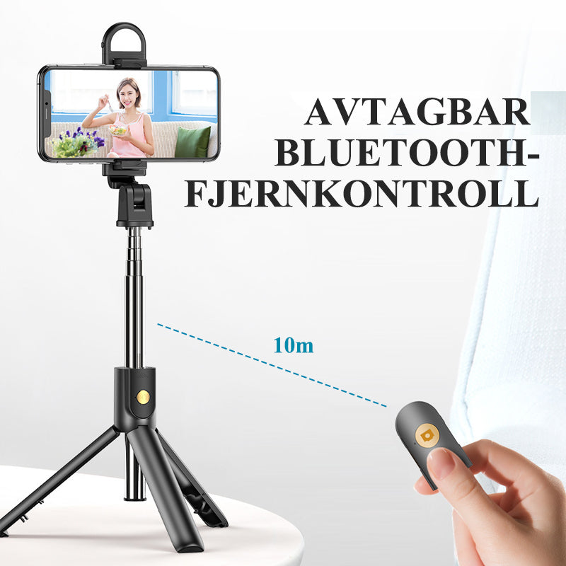 Bluetooth-fjernkontroll Selfie Stick-stativ