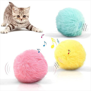 Interaktiv ball med lyd for katter