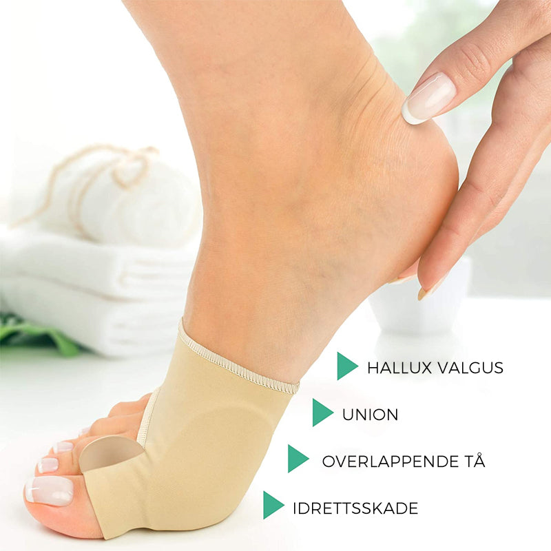 Korreksjonssokker med Hallux Valgus -apparat