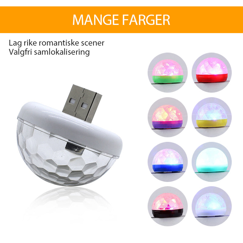USB Mini Soppformet Lys