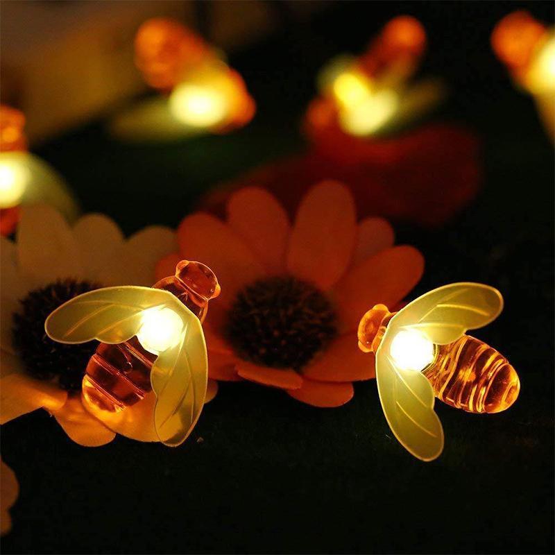 Solcelledrevne LED Honningbelysning