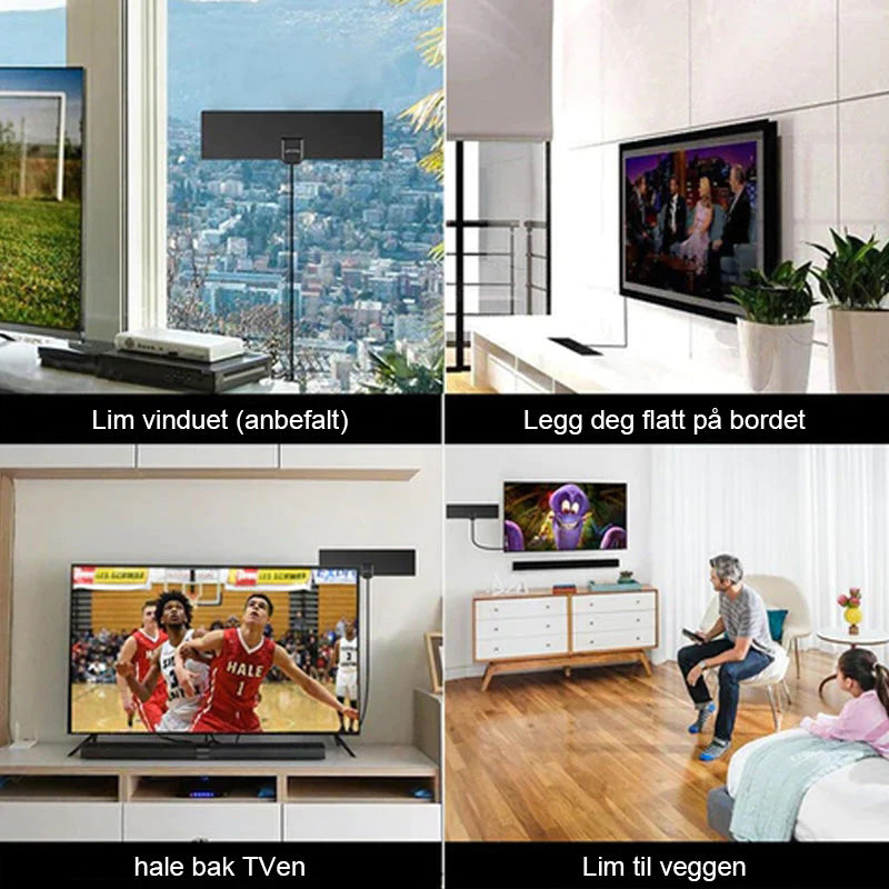 2023-Oppgrader digital HDtv-antenne 4k