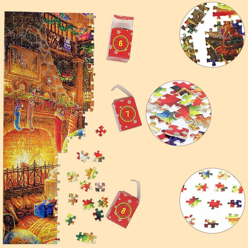 Julepuslespill Adventskalender