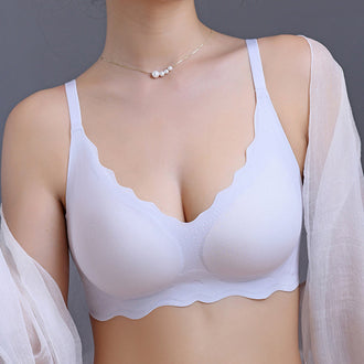 Pustende sømløs trådfri BH