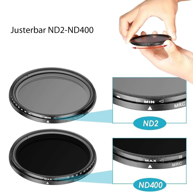 ND2-400 Neutral Dichtheid Fader Variabelt ND-filter