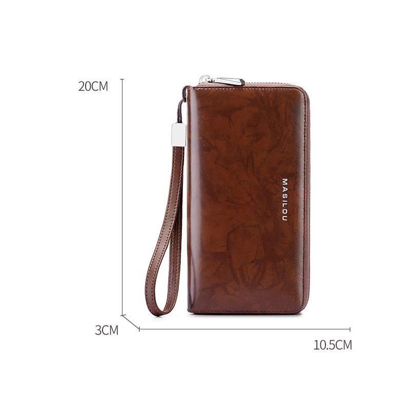 Unisex RFID Lang Lommebok