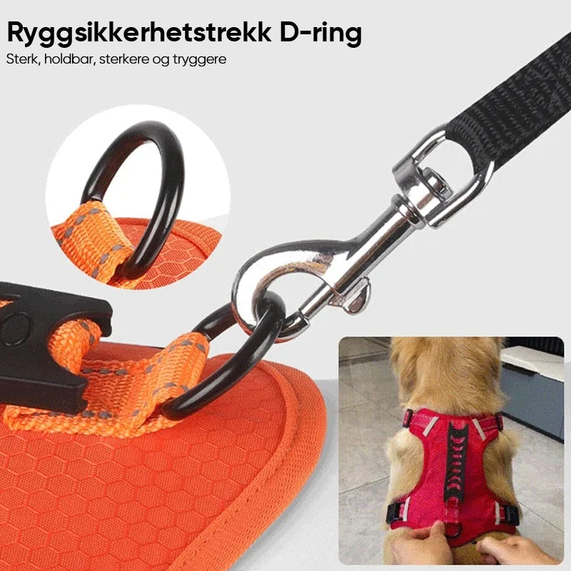 Reflekterende hundebryststropp
