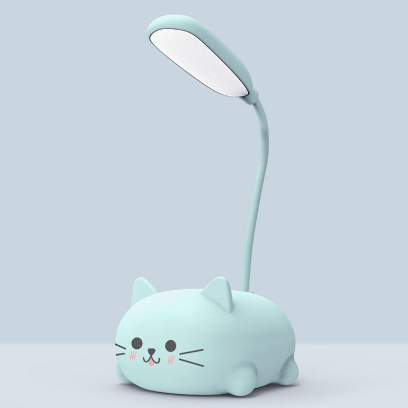 Tegneserie katt LED-bordlampe