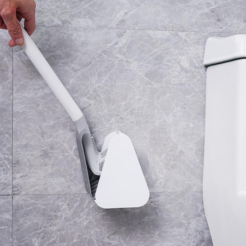 Lang-håndtert toalett børste med base