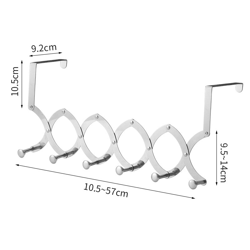 Uttrekkbar kleshenger i metall