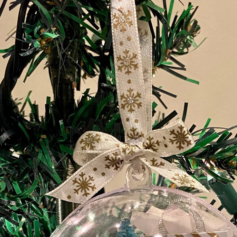 Juletre dekorasjon gjennomsiktig ball
