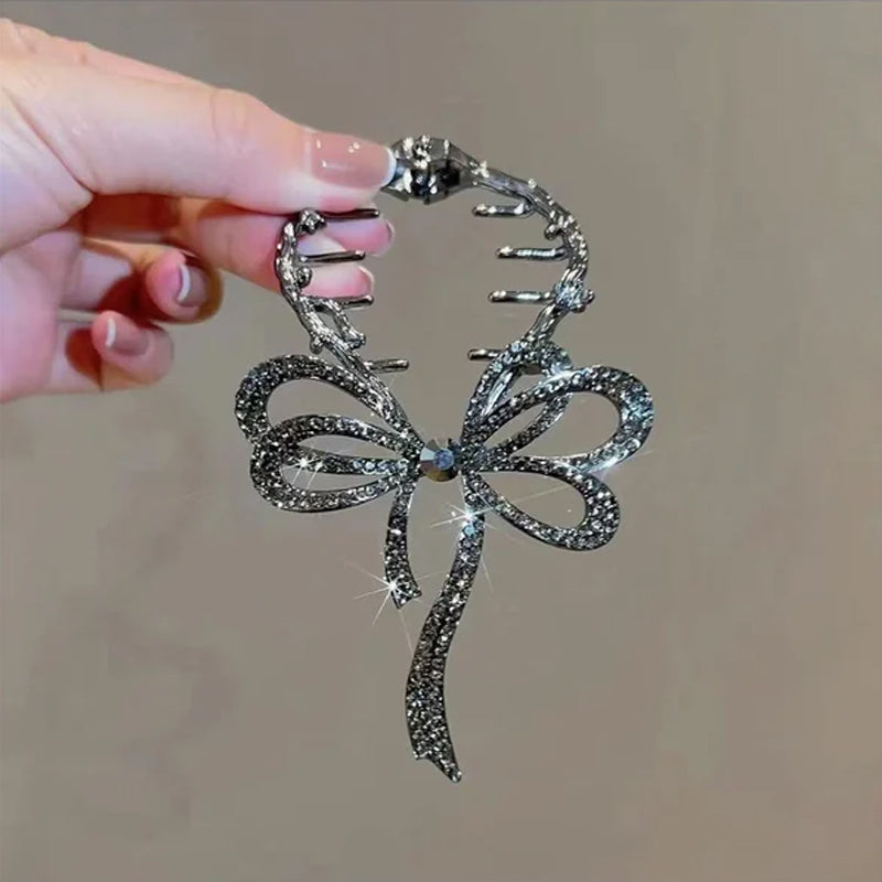 Haarclip voor paardenstaart met strik