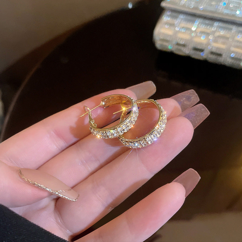 Sparkle Small Hoop Earrings