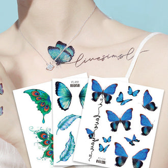 Glitrende sommerfuglvinger