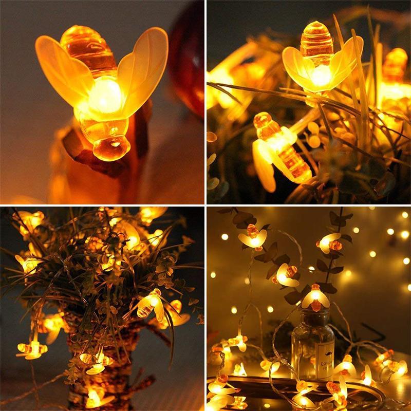 Solcelledrevne LED Honningbelysning
