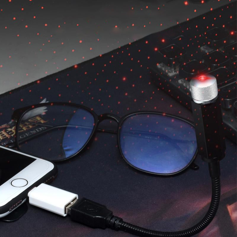 Romantisk USB-nattlampe for bil og hjemmetak