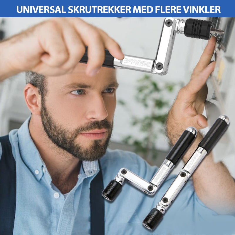 Universal Skrutrekker med Variabel Vinkel