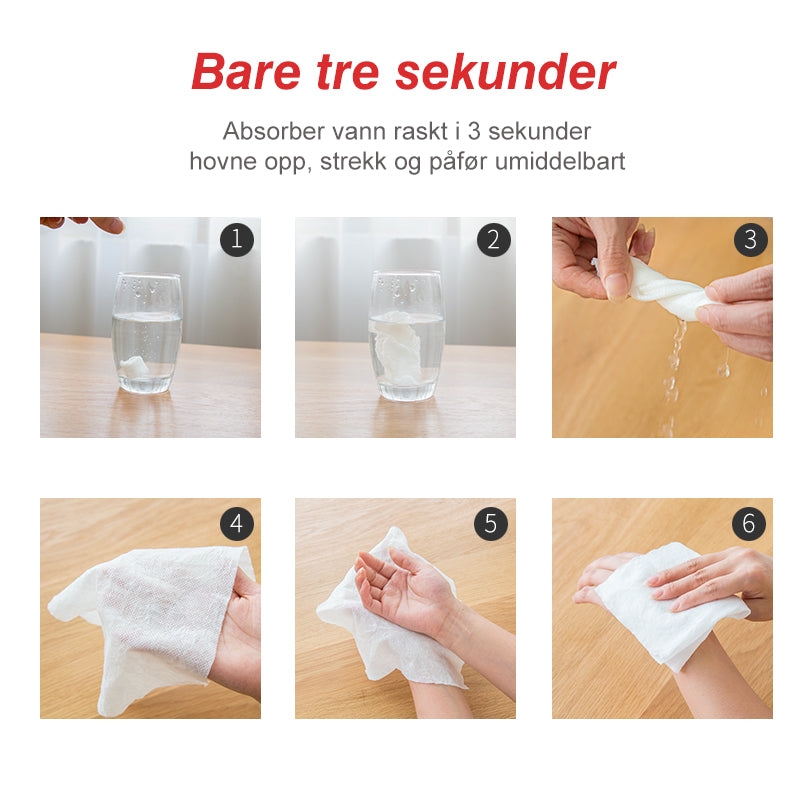 Engangsreise bomullshåndkle