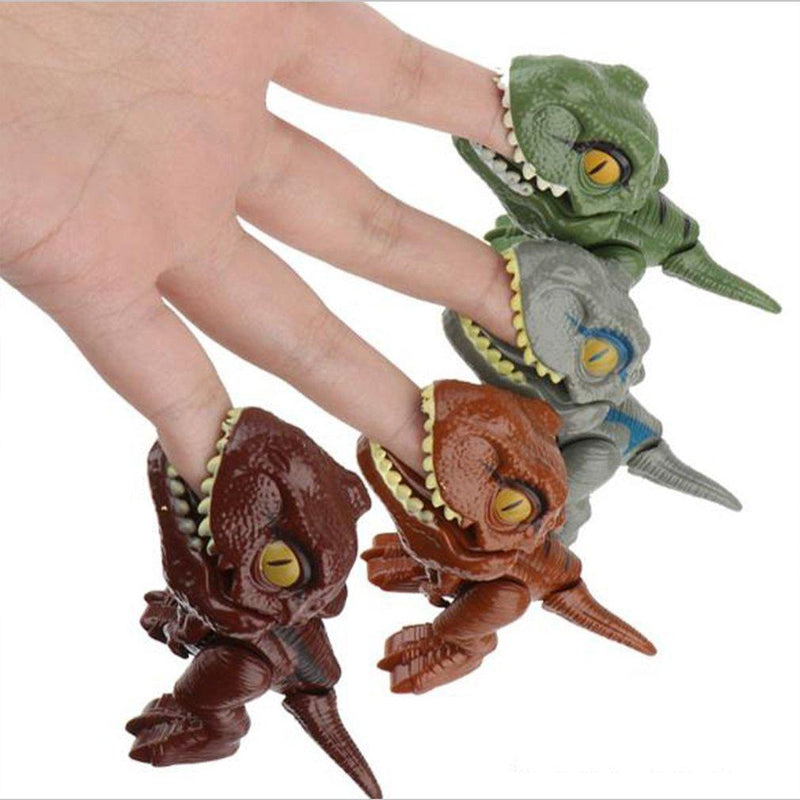 Fingerbitende dinosaur action-figur
