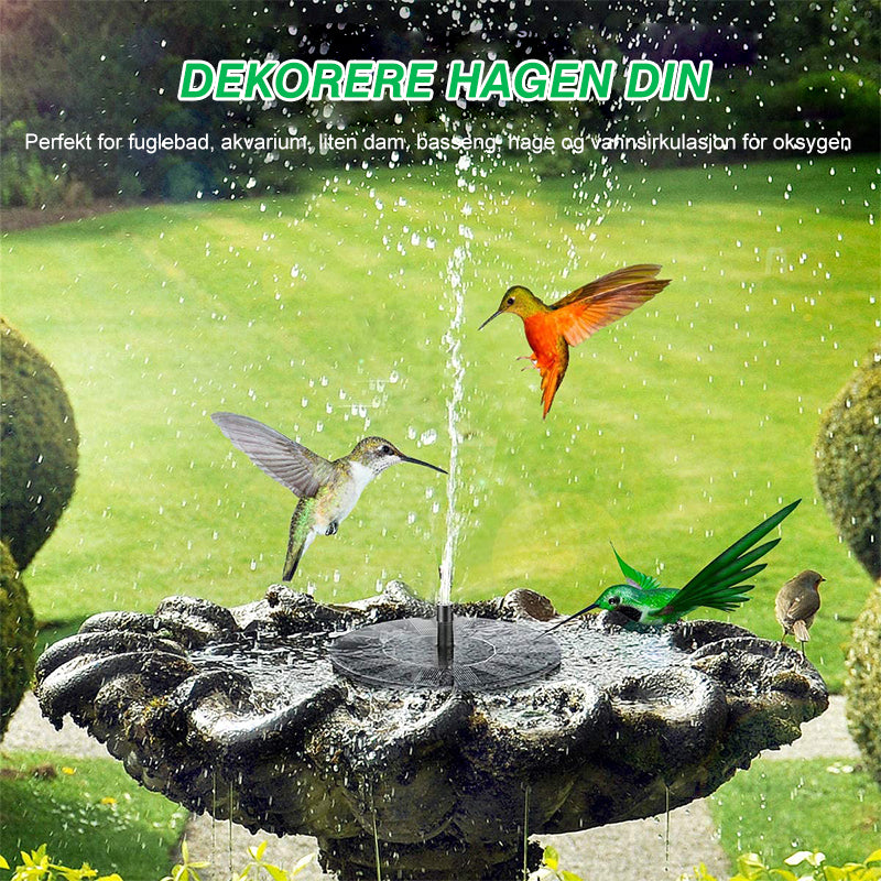Soldrevet  fontenepumpe