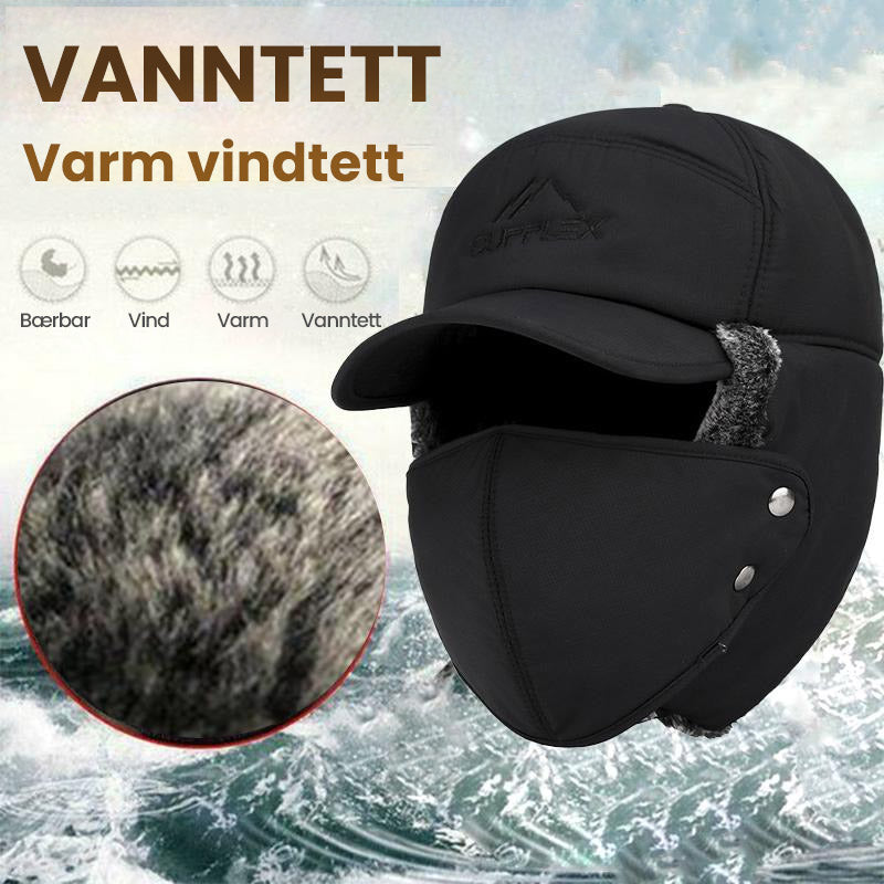 Unisex vindtett øre- og ansiktsbeskyttelses-lue