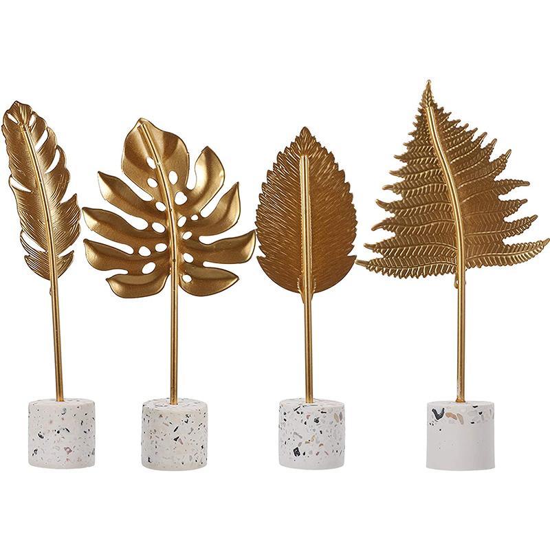 Golden Leaves Ornaments