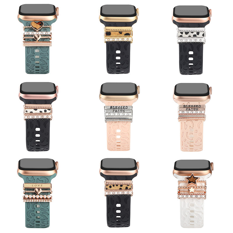 Se silikonbånd dekorative ringer