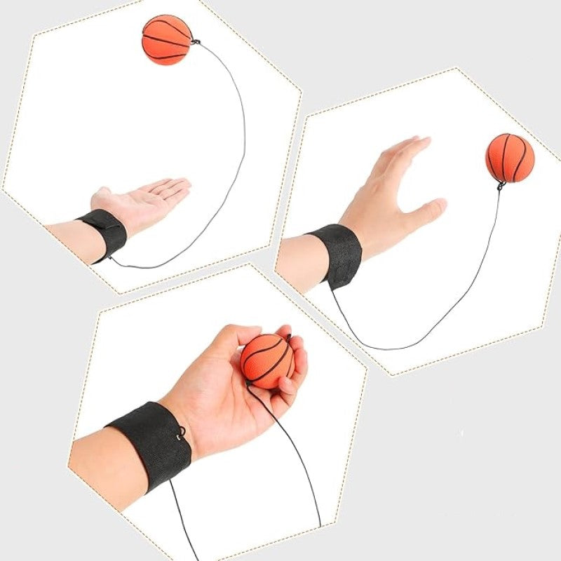 Reboundball med armbånd