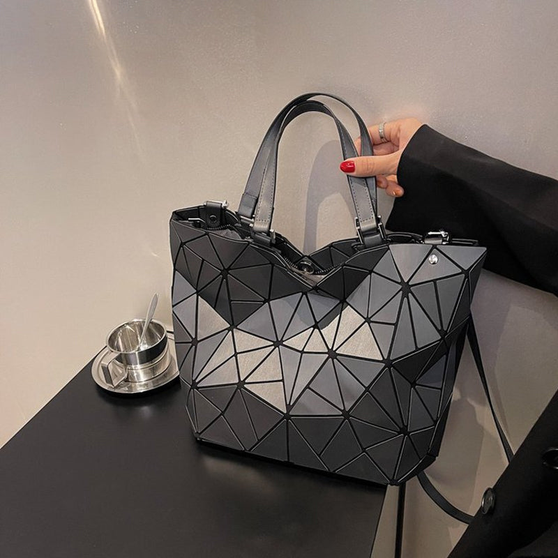 Diamond bucket bag