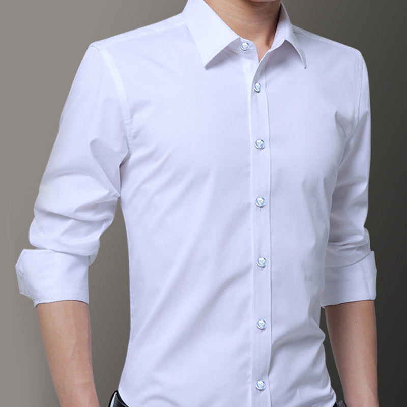 Slim fit stretchy herreskjorte