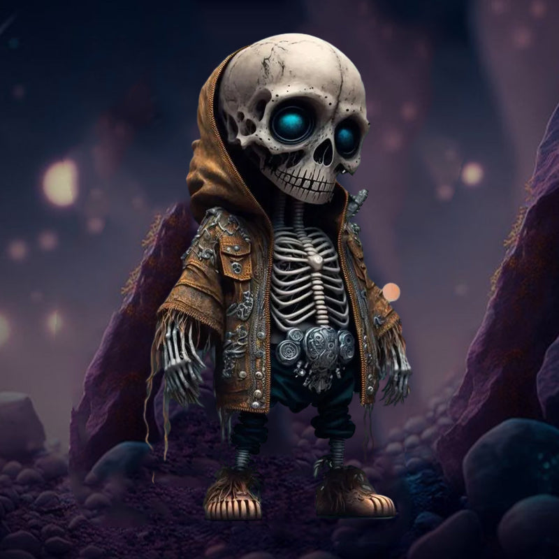 Kule skjelettfigurer